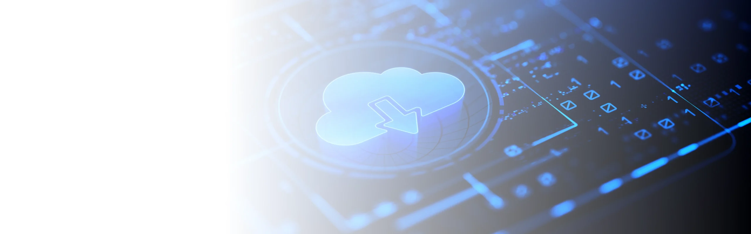 Healthcare cloud GRC illustration highlighting secure cloud infrastructure, data protection, and regulatory compliance for a Canada-based healthcare organization. Depicts governance, risk management, and cloud-based disaster recovery supporting Canadian healthcare systems