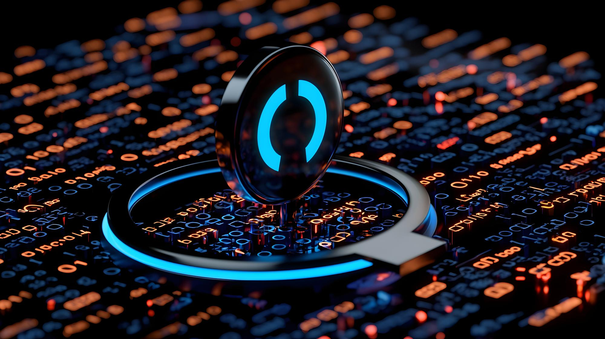  Digital cloud with a security lock icon representing cloud computing security protections