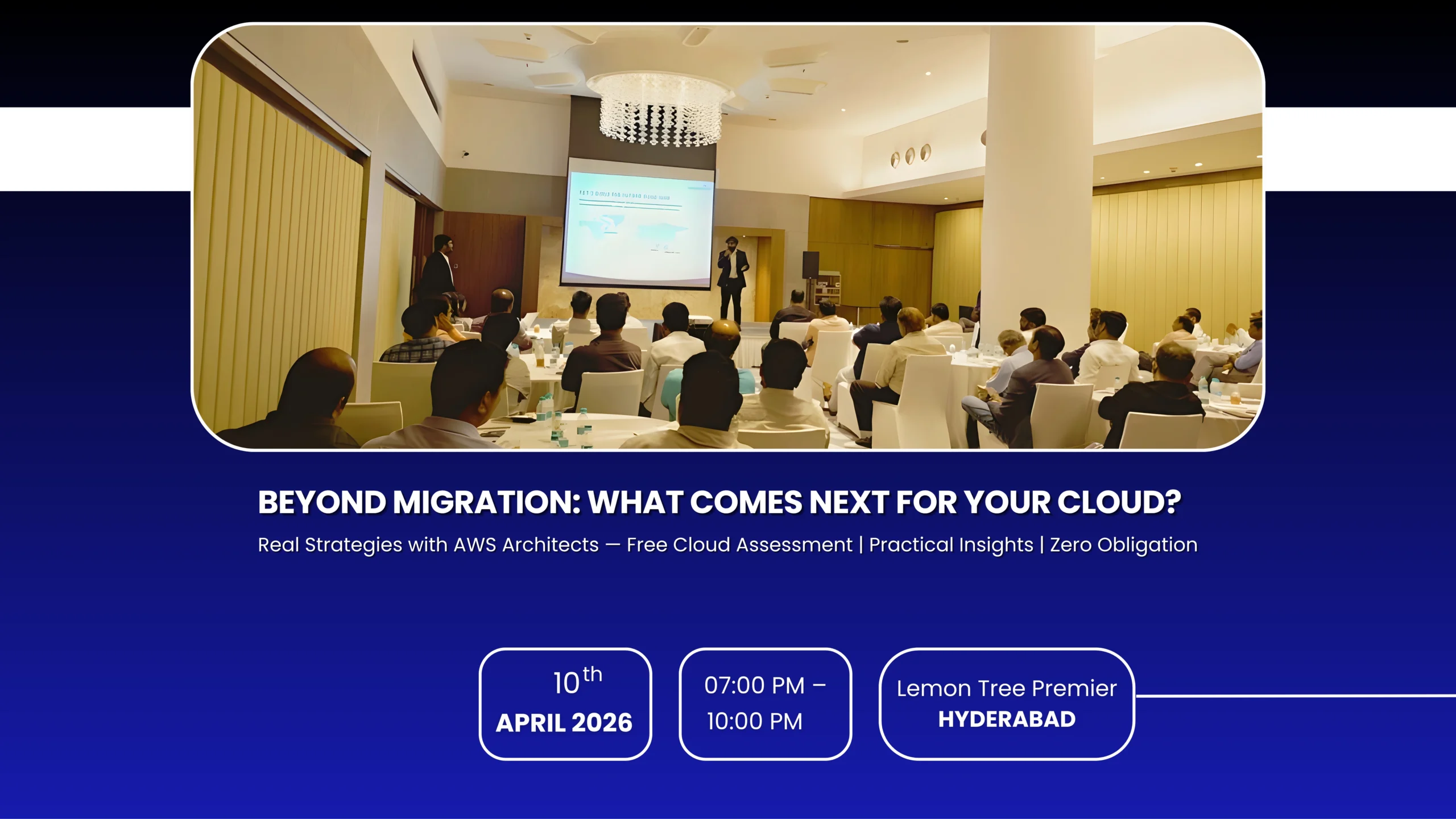 AWS SMB event in Hyderabad showcasing cloud strategy, architecture and scaling solutions for growing businesses with expert-led sessions
